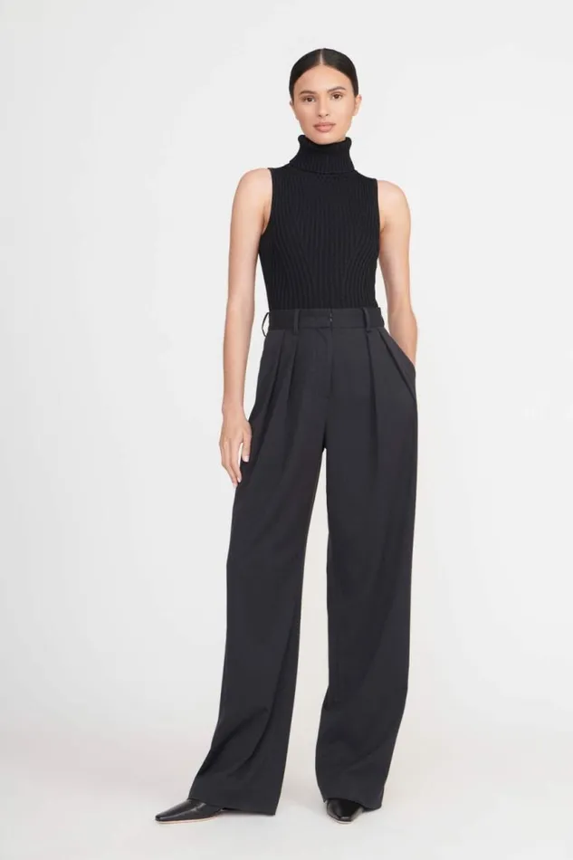 STAUD Pants and Shorts LUISA PANT Black Suiting 8211 Women