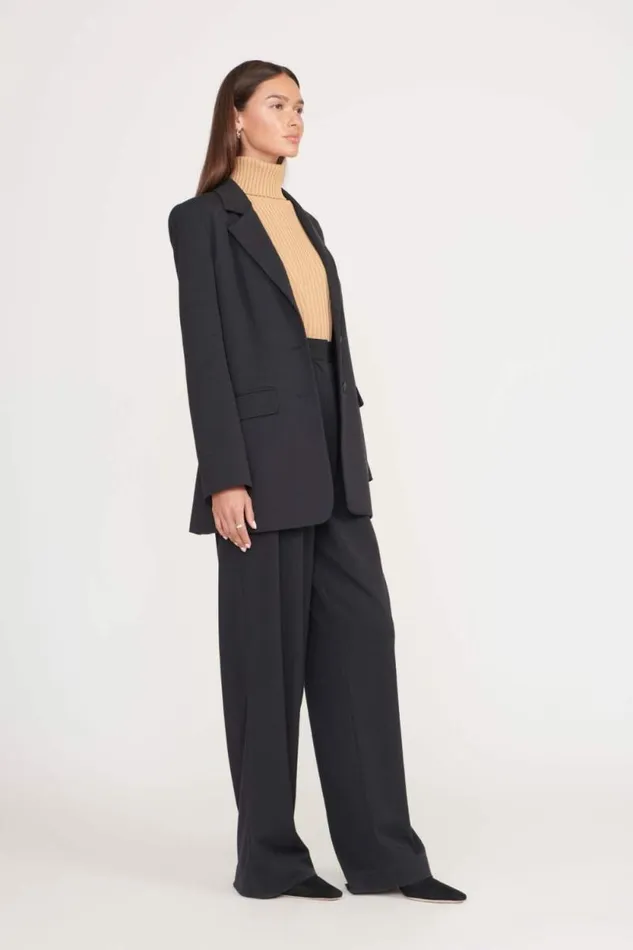 STAUD Pants and Shorts LUISA PANT Black Suiting 8211 Women