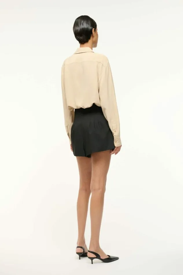STAUD Pants and Shorts MAGPIE SHORTS Black 8211 Women STAUD Pants and Shorts MAGPIE SHORTS Black 8211 Women