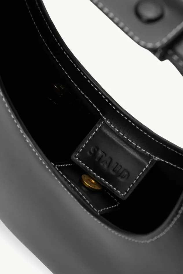 STAUD Shoulder MOON BAG Black 8211 Women