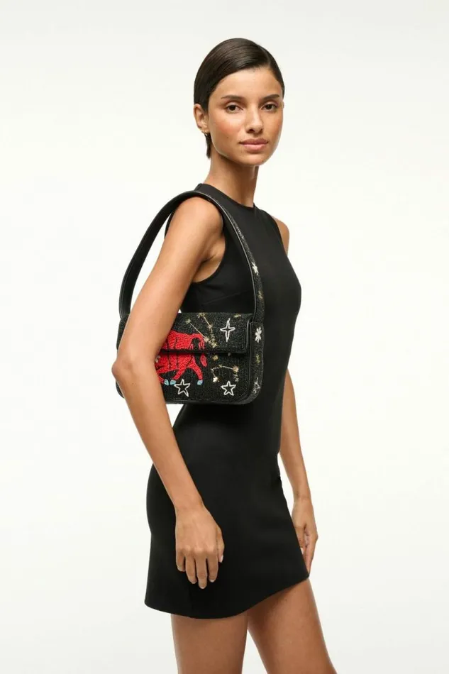 STAUD Shoulder TOMMY BEADED BAG Taurus 8211 Women STAUD Shoulder TOMMY BEADED BAG Taurus 8211 Women