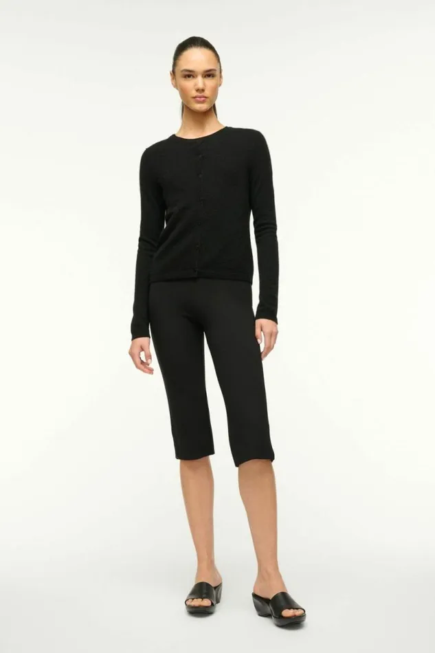 STAUD Sweaters MIDNIGHT CASHMERE CARDIGAN Black 8211 Women