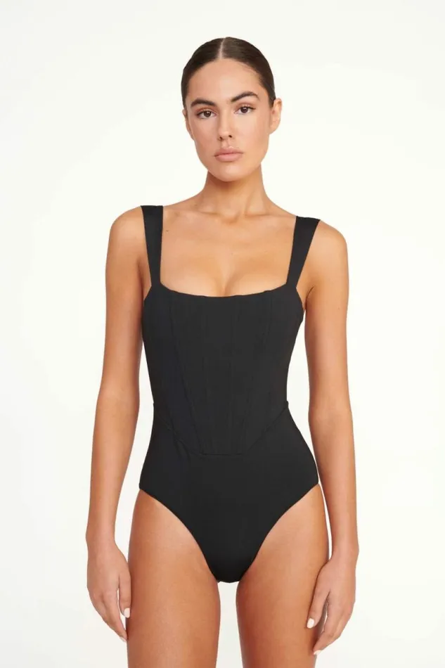 STAUD Swim ADELAIDE ONE PIECE Black 8211 Women STAUD Swim ADELAIDE ONE PIECE Black 8211 Women