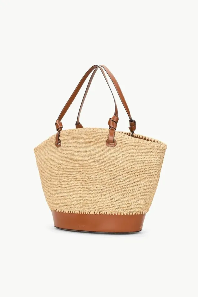 STAUD Swim SQUILLO RAFFIA TOTE Natural Tan 8211 Women STAUD Swim SQUILLO RAFFIA TOTE Natural Tan 8211 Women