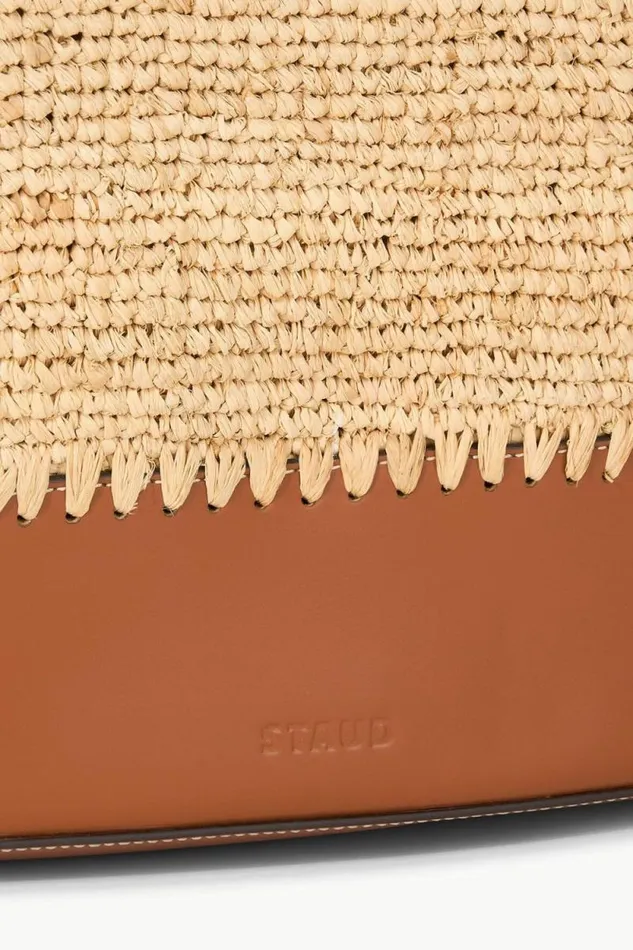 STAUD Swim SQUILLO RAFFIA TOTE Natural Tan 8211 Women STAUD Swim SQUILLO RAFFIA TOTE Natural Tan 8211 Women