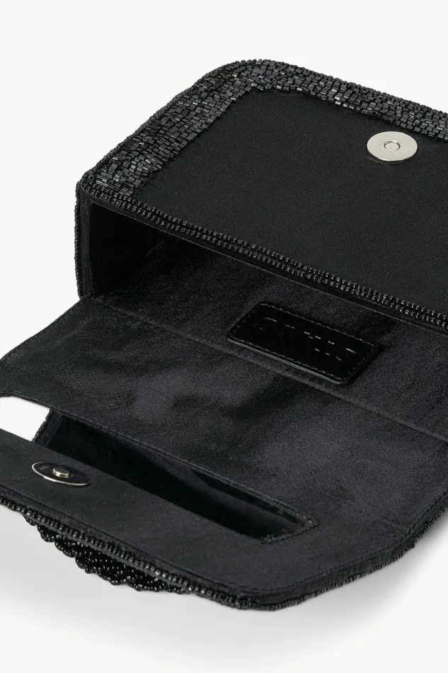 STAUD The Evening Edit CARMEN BEADED BOX BAG Black 8211 Women STAUD The Evening Edit CARMEN BEADED BOX BAG Black 8211 Women