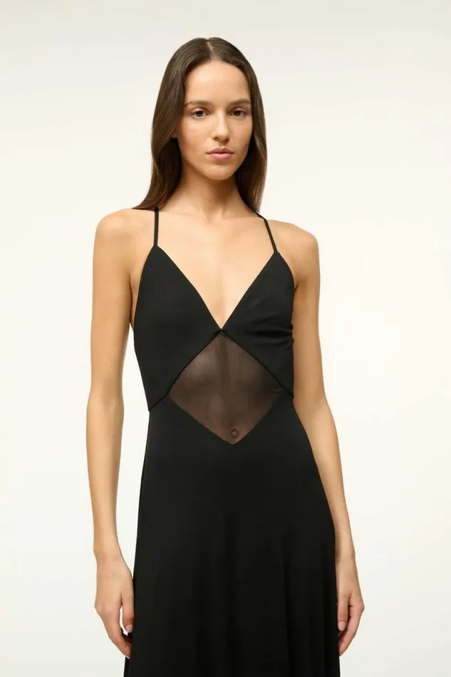 STAUD The Evening Edit FLEUR DRESS Black 8211 Women STAUD The Evening Edit FLEUR DRESS Black 8211 Women