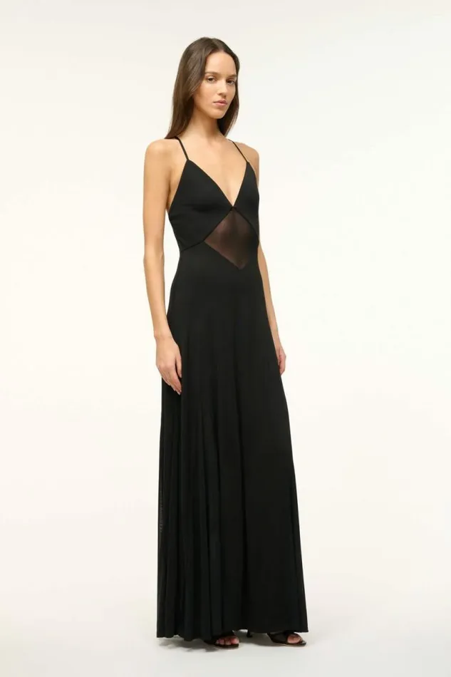 STAUD The Evening Edit FLEUR DRESS Black 8211 Women STAUD The Evening Edit FLEUR DRESS Black 8211 Women