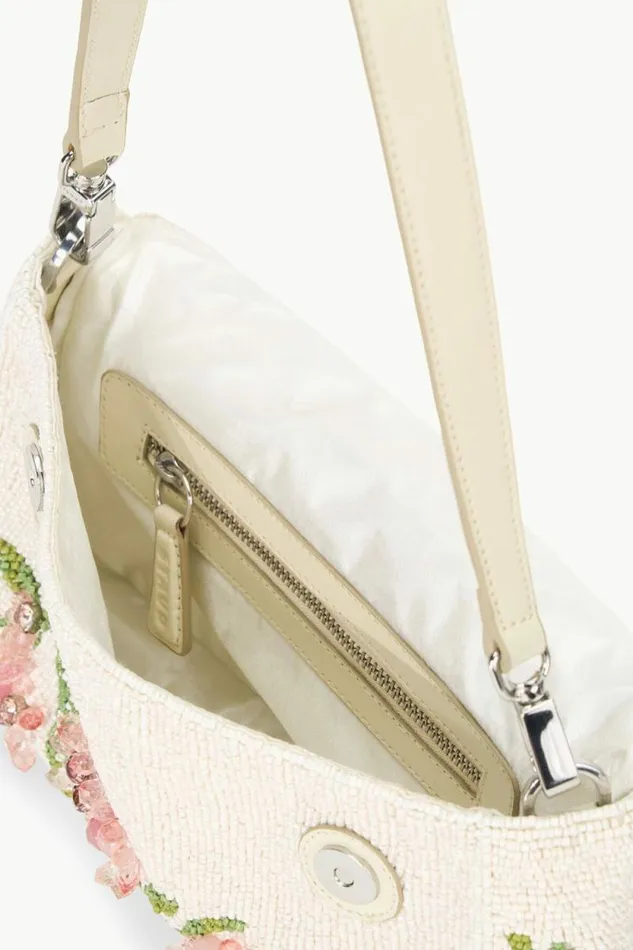 STAUD The Evening Edit TIMMY SHOULDER BAG Magnolia 8211 Women STAUD The Evening Edit TIMMY SHOULDER BAG Magnolia 8211 Women