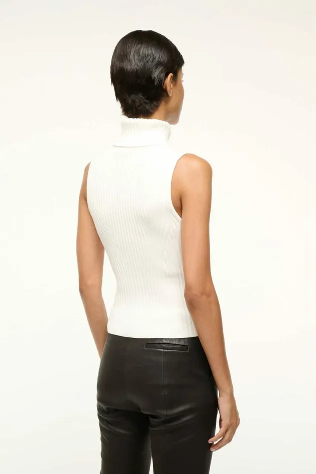 STAUD Tops CALLUM TOP Ivory 8211 Women STAUD Tops CALLUM TOP Ivory 8211 Women