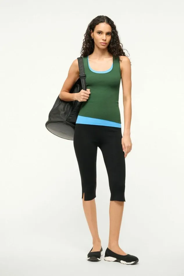 STAUD Tops HERMOSA TANK Jungle Sky 8211 Women