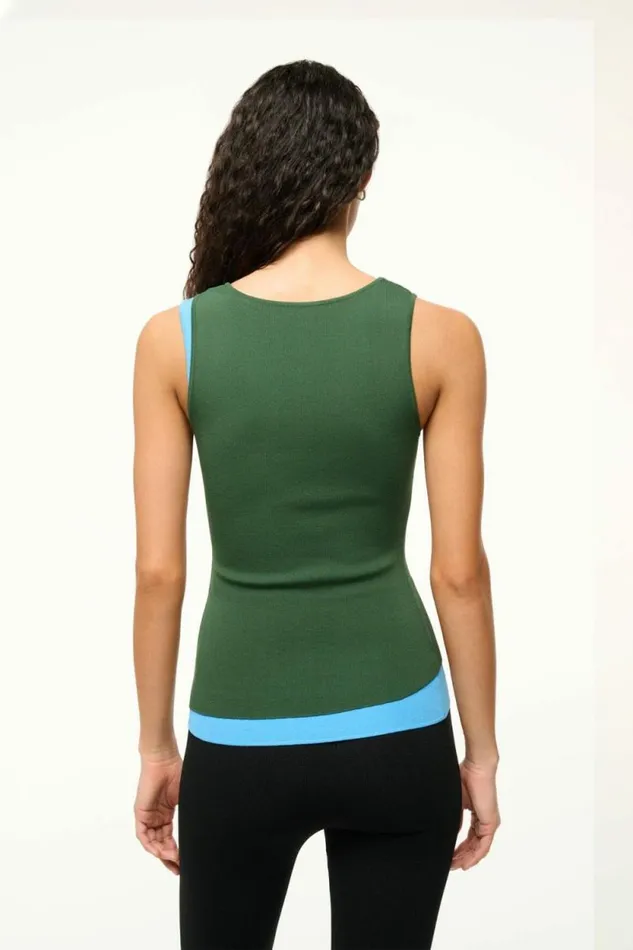 STAUD Tops HERMOSA TANK Jungle Sky 8211 Women