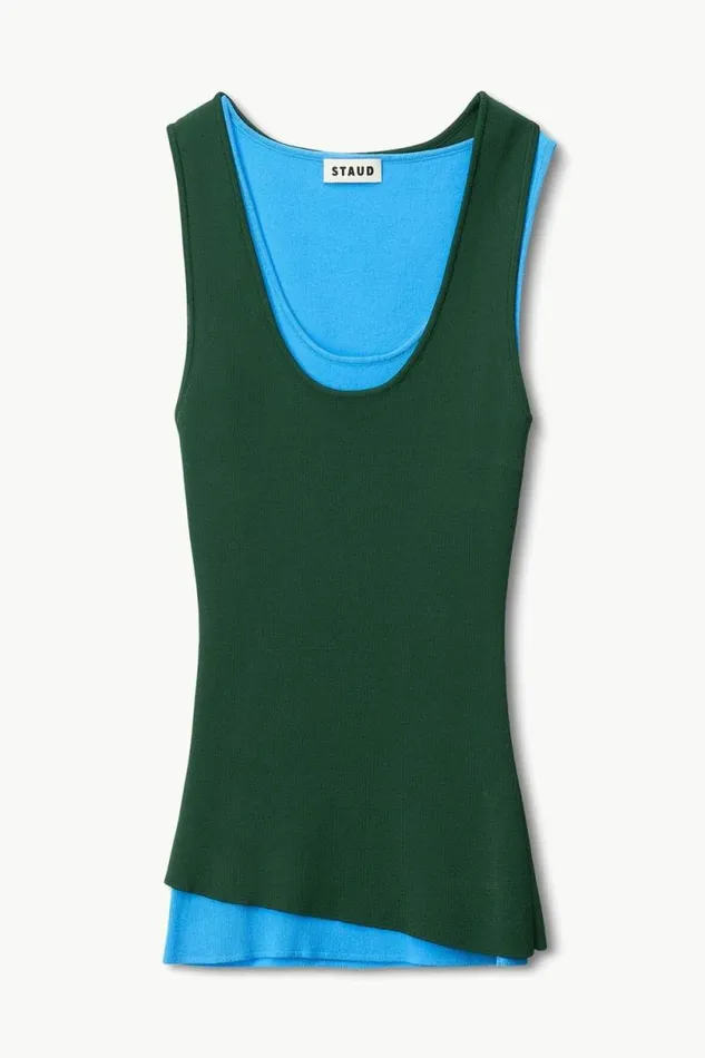 STAUD Tops HERMOSA TANK Jungle Sky 8211 Women