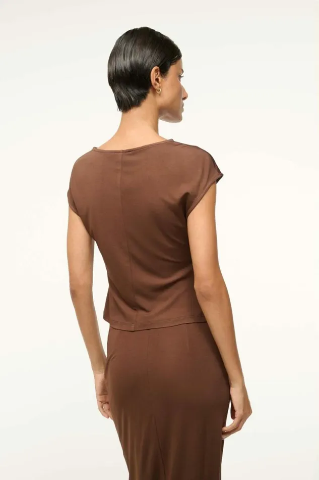 STAUD Tops SUNISA TOP Dark Oak 8211 Women