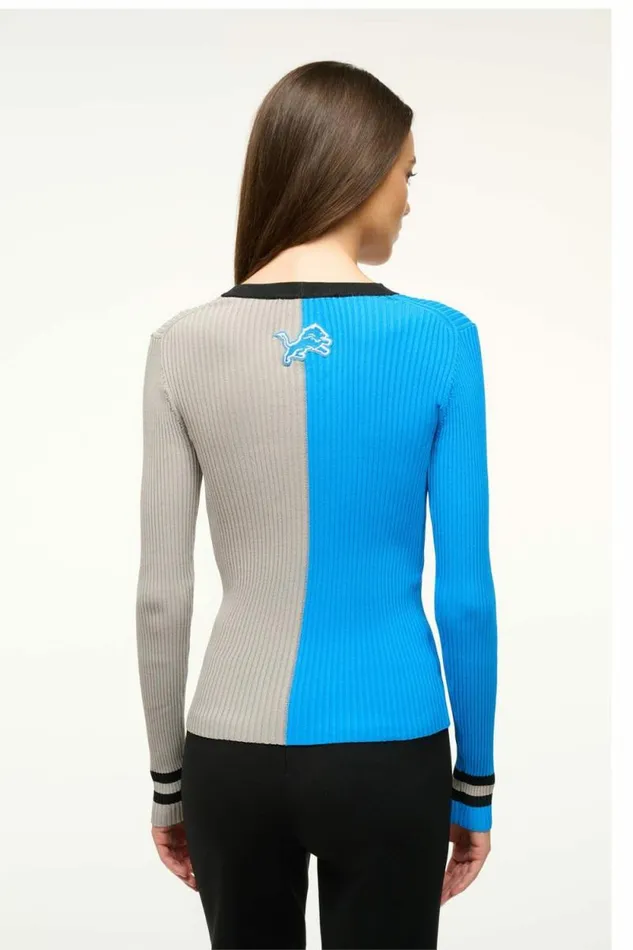 STAUD Tops THE NFL CARGO SWEATER Detroit Lions 8211 Women
