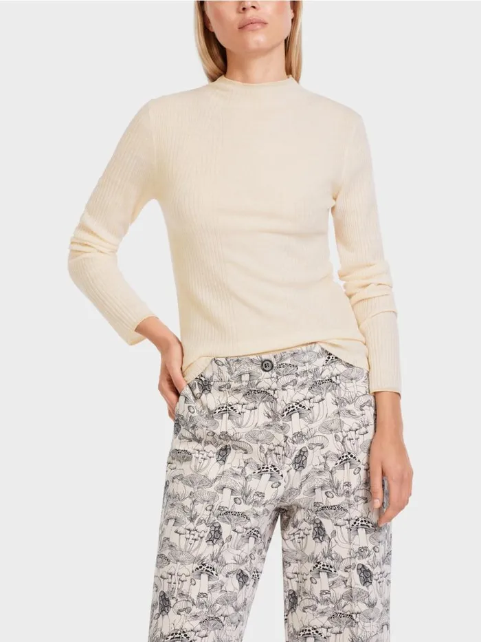 Strick Damen Marc Cain Sweater 034Rethink Together034 Soft Blossom