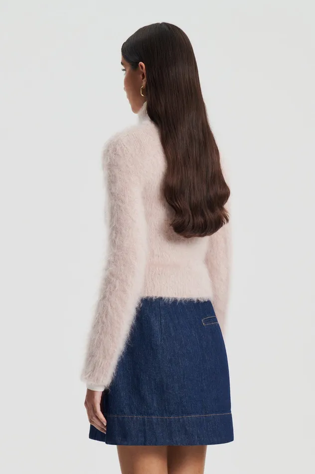 Sweaters BRUSHED MOHAIR SLIM SWEATER MINK Scanlan Theodore Women