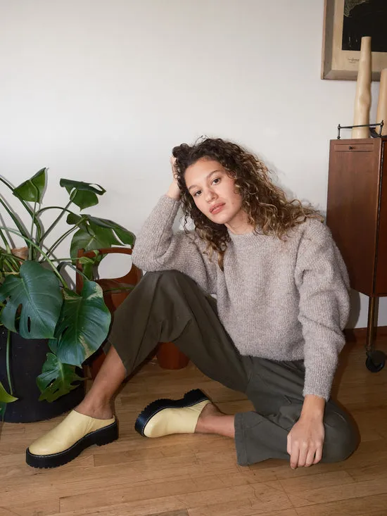 Sweaters Women Lisa Says Gah Elise Sweater Smoke Sweaters Women Lisa Says Gah Elise Sweater Smoke