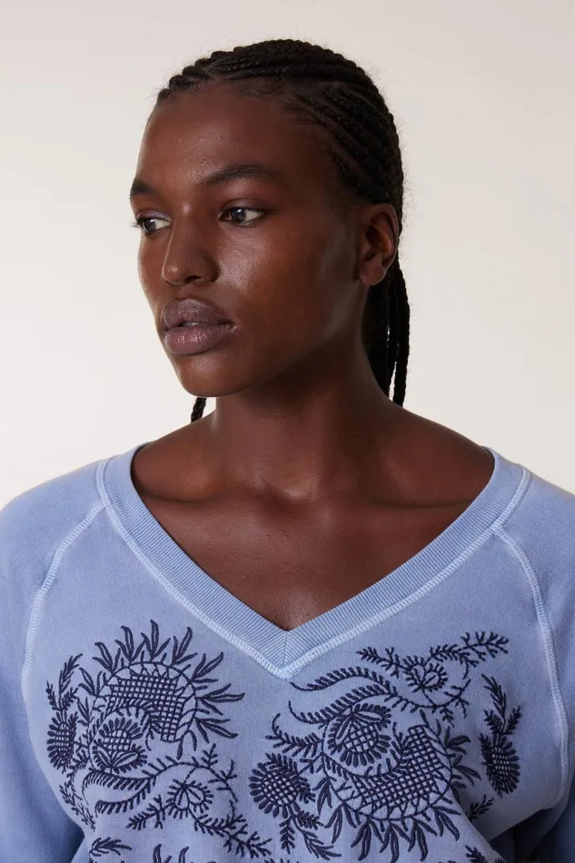 Sweatshirts Women Leon and Harper Shiva Brd Sweatshirt Lavender