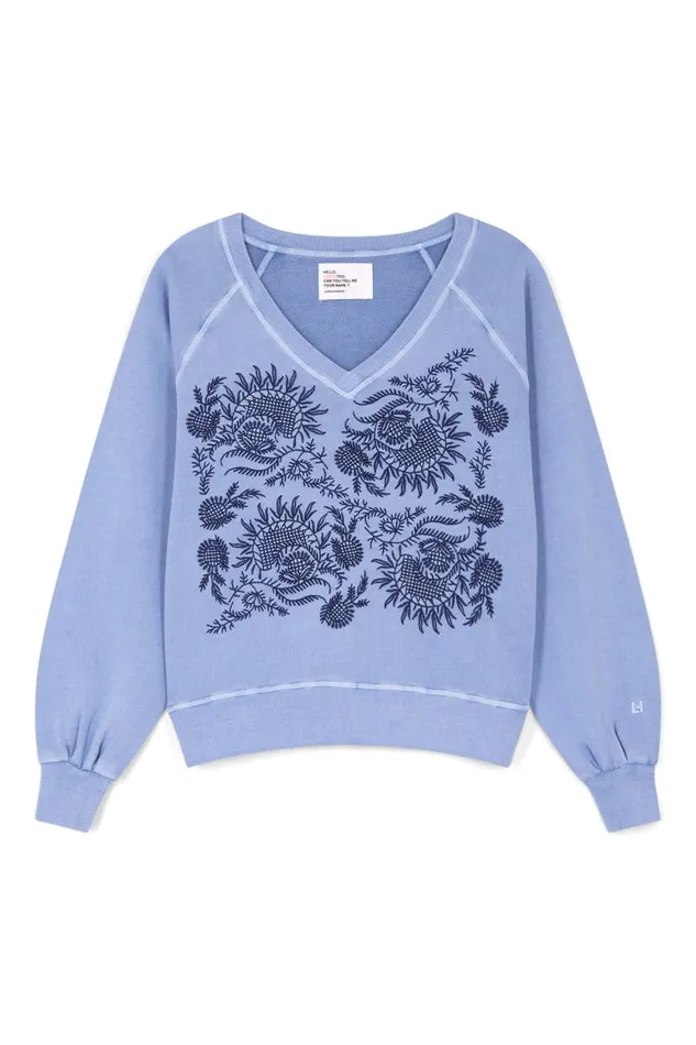 Sweatshirts Women Leon and Harper Shiva Brd Sweatshirt Lavender
