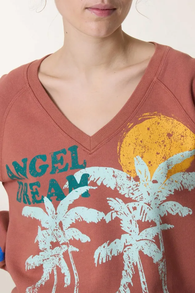 Sweatshirts Women Leon and Harper Shiva Dream Sweatshirt Blush