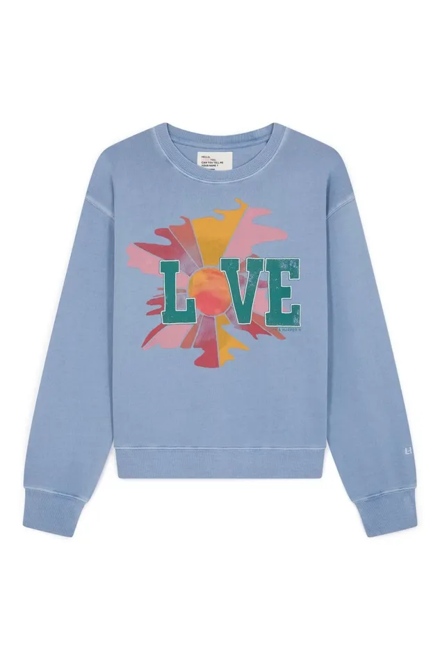 Sweatshirts Women Leon and Harper Sortie Lve Sweatshirt Lavender