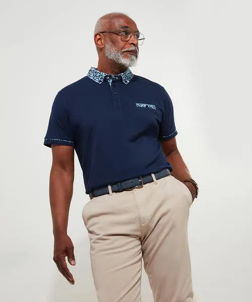 TShirts and Tops Superb Smart Polo Shirt BlueBrown 8211 Joebrowns Apparel