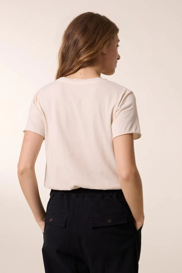 TShirts and Tops Women Leon and Harper Tizia Diamonds TShirt Off White
