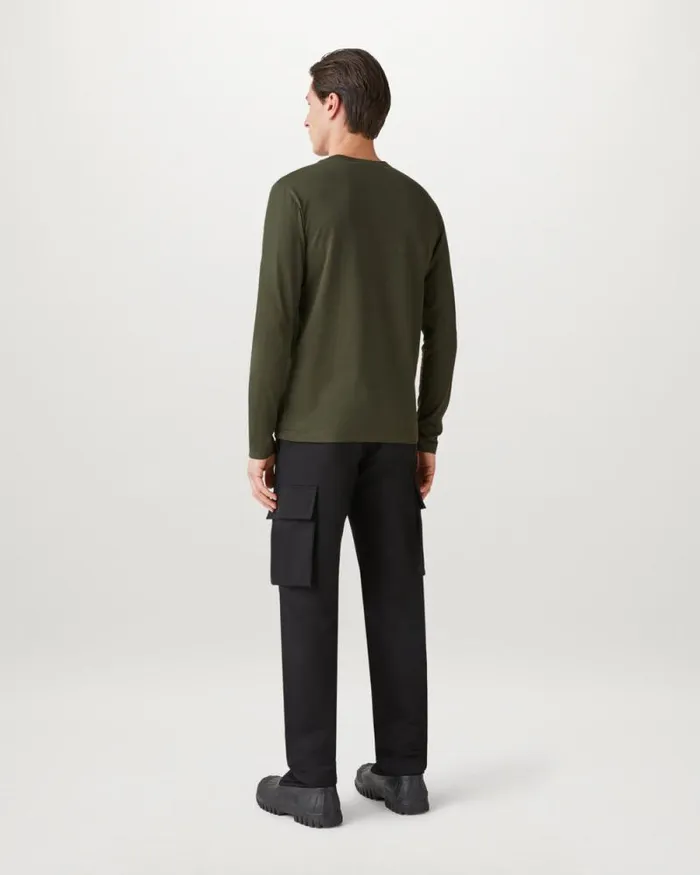 TShirts Men Belstaff Belstaff Long Sleeved TShirt Tile Green TShirts Men Belstaff Belstaff Long Sleeved TShirt Tile Green