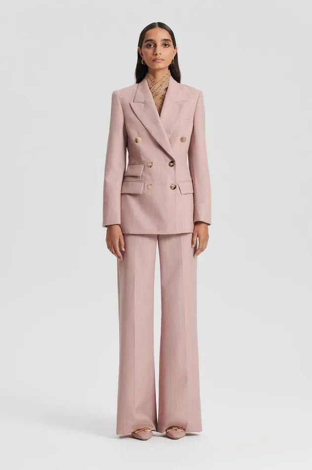 TAILORED DOUBLE POCKET JACKET PINK Women Jackets Scanlan Theodore