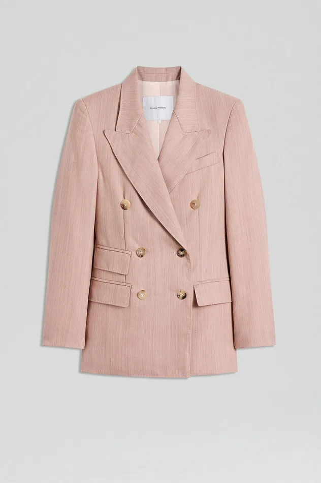 TAILORED DOUBLE POCKET JACKET PINK Women Jackets Scanlan Theodore