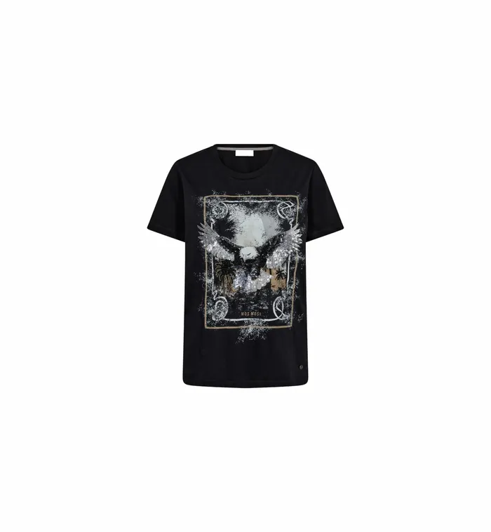 Tees MOS MOSH Women MMElli OSS Tee Black