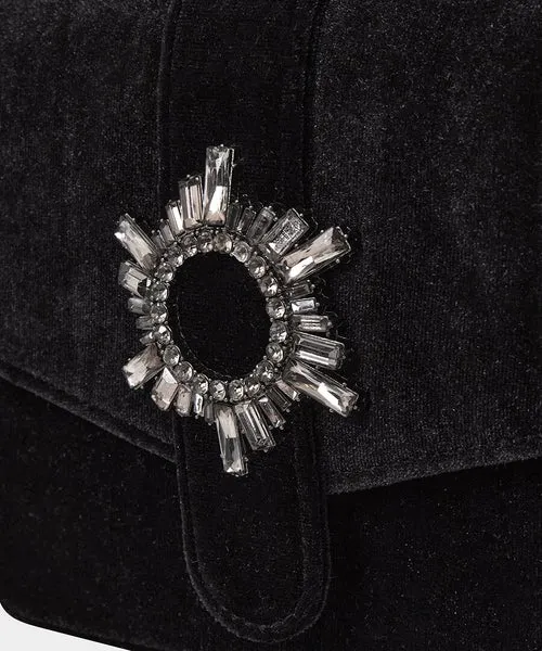 The Night Is Yours Velvet Bag Black Accessories and Jewellery Joebrowns Apparel