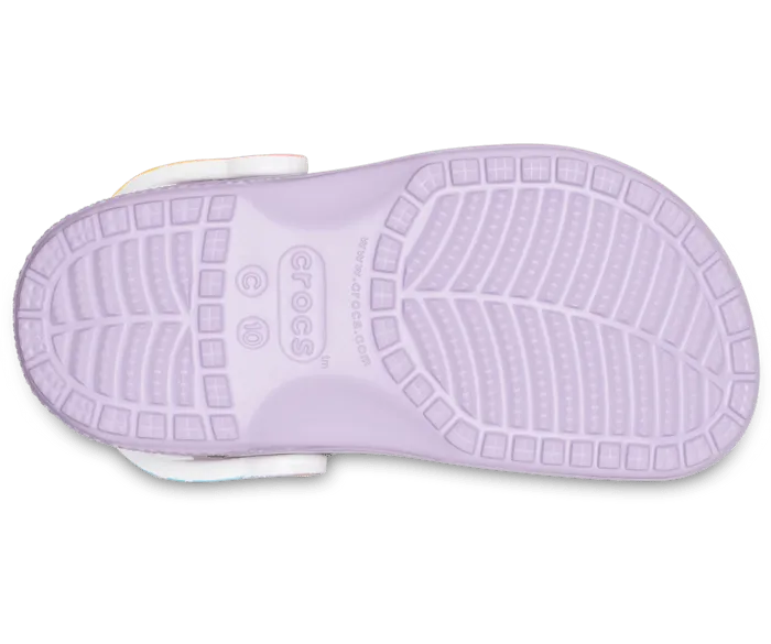 Toddler Classic Peppa Pig Clog Lavender Kids Crocs Clogs