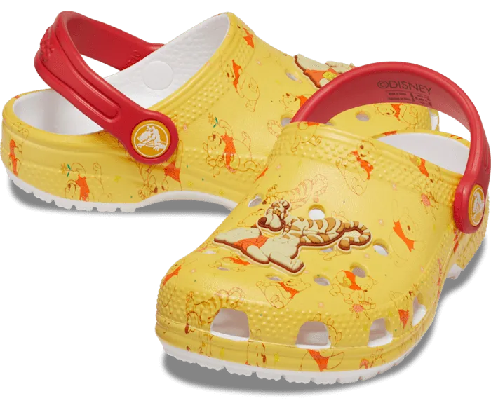 Toddler Classic Winnie The Pooh Clog White Multi Kids Crocs Clogs