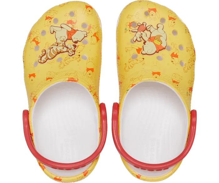 Toddler Classic Winnie The Pooh Clog White Multi Kids Crocs Clogs