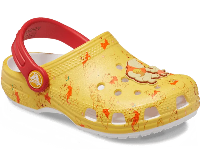 Toddler Classic Winnie The Pooh Clog White Multi Kids Crocs Clogs