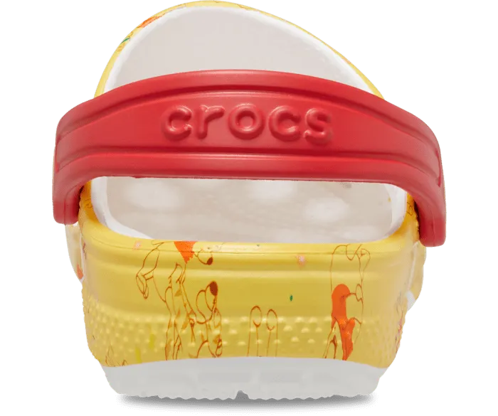Toddler Classic Winnie The Pooh Clog White Multi Kids Crocs Clogs