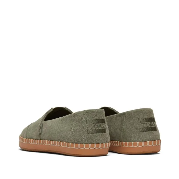 Toms Alpargatas Alaprgata Leather Wrap Vetiver Grey Suede 8211 Women Toms Alpargatas Alaprgata Leather Wrap Vetiver Grey Suede 8211 Women