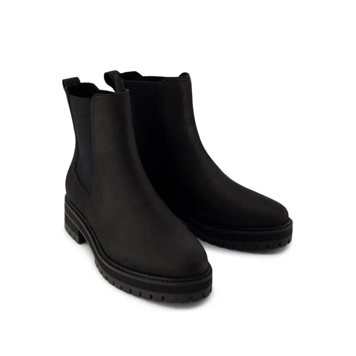 Toms Boots and Booties Bennet Boot Water Resistant All Black Nubuck Leather 8211 Women