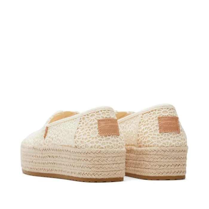 Toms Espadrilles Valencia Platform Espadrille Moroccan Crochet Natural 8211 Women Toms Espadrilles Valencia Platform Espadrille Moroccan Crochet Natural 8211 Women