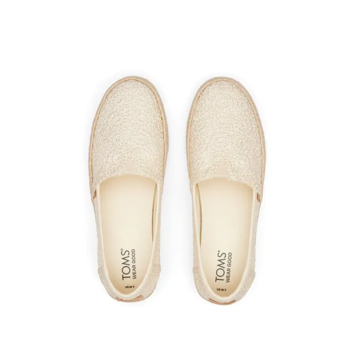Toms Espadrilles Valencia Platform Espadrille Moroccan Crochet Natural 8211 Women Toms Espadrilles Valencia Platform Espadrille Moroccan Crochet Natural 8211 Women