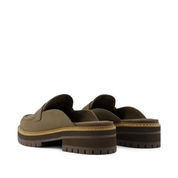Toms Flats and Loafers Cara Mule Loafer Canteen Green 8211 Women