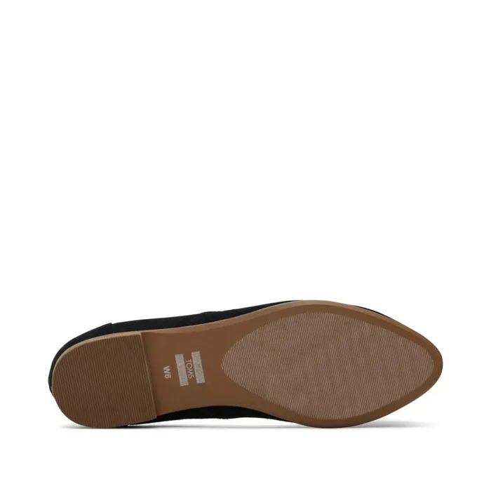 Toms Flats and Loafers Jutti Neat Flat Black Suede 8211 Women