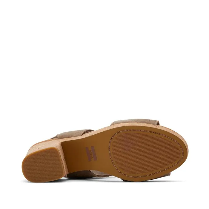 Toms Heels and Wedges Majorca Rope Platform Sandal Suede Dune 8211 Women Toms Heels and Wedges Majorca Rope Platform Sandal Suede Dune 8211 Women