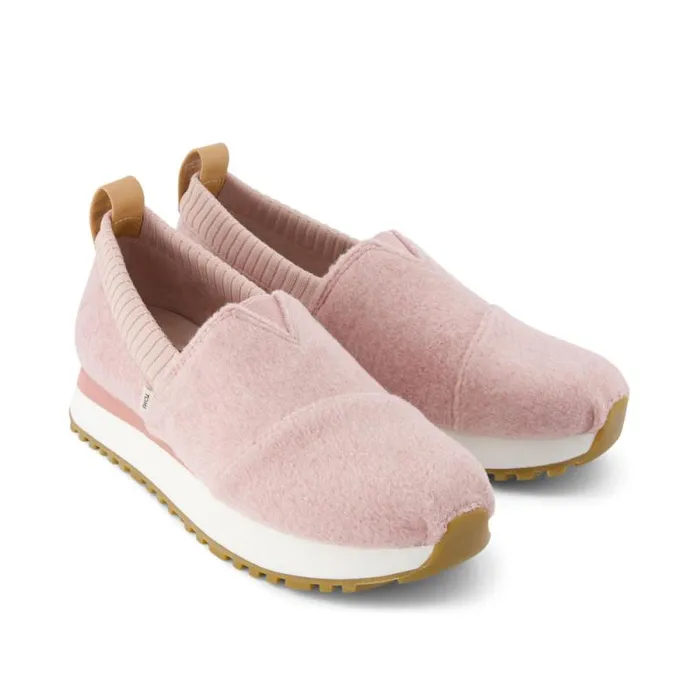 Toms Slip Ons Resident 20 Sneaker Ballet Pink Felt 8211 Women Toms Slip Ons Resident 20 Sneaker Ballet Pink Felt 8211 Women