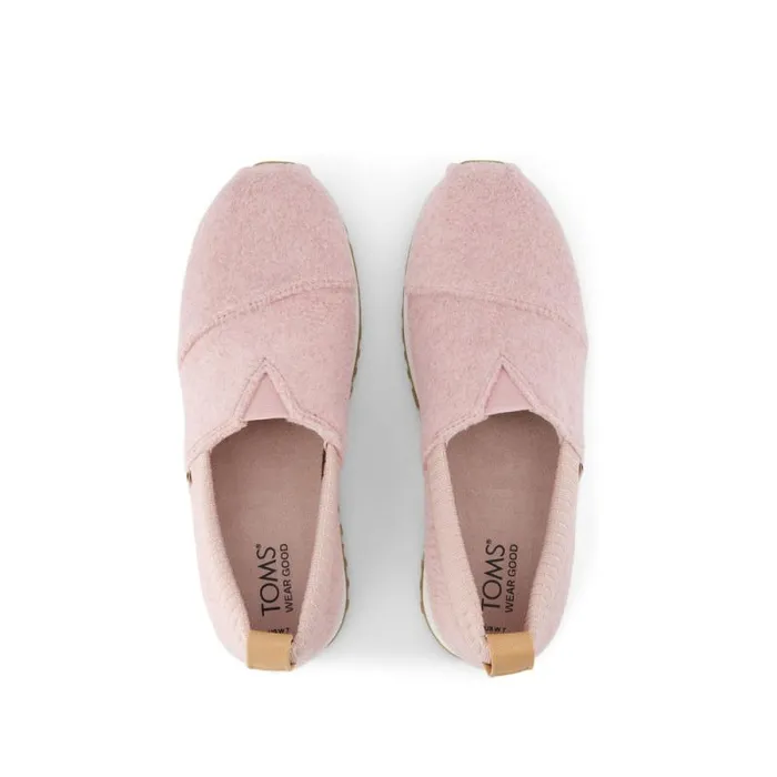 Toms Slip Ons Resident 20 Sneaker Ballet Pink Felt 8211 Women Toms Slip Ons Resident 20 Sneaker Ballet Pink Felt 8211 Women