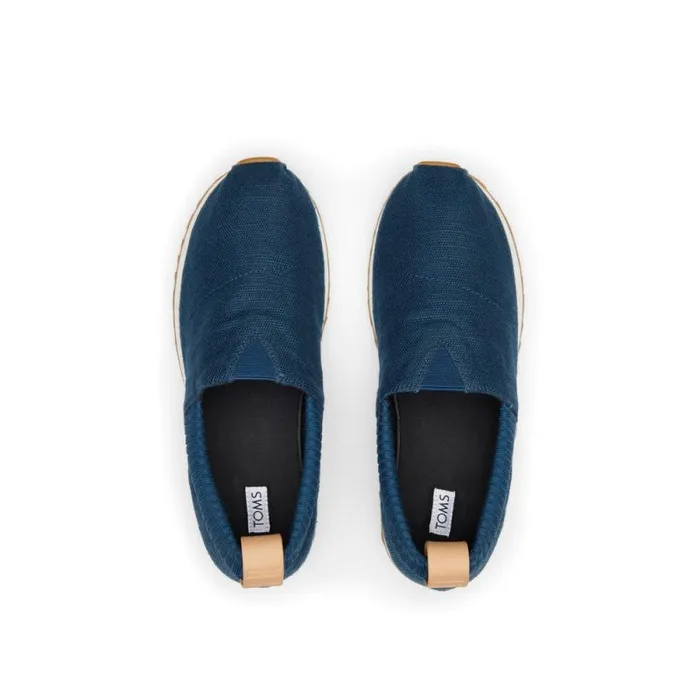 Toms Slip Ons Resident 20 Sneaker Majolica Blue Heritage Canvas 8211 Women Toms Slip Ons Resident 20 Sneaker Majolica Blue Heritage Canvas 8211 Women