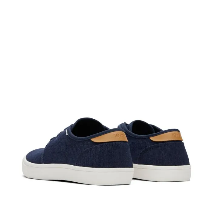 Toms Sneakers Carlo LaceUp Sneaker Navy Heritage Canvas 8211 Men Toms Sneakers Carlo LaceUp Sneaker Navy Heritage Canvas 8211 Men