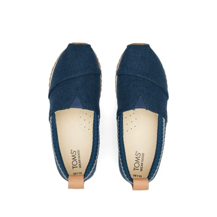 Toms Sneakers Resident Kids Sneaker Majolica Blue Heritage Canvas 8211 Kids